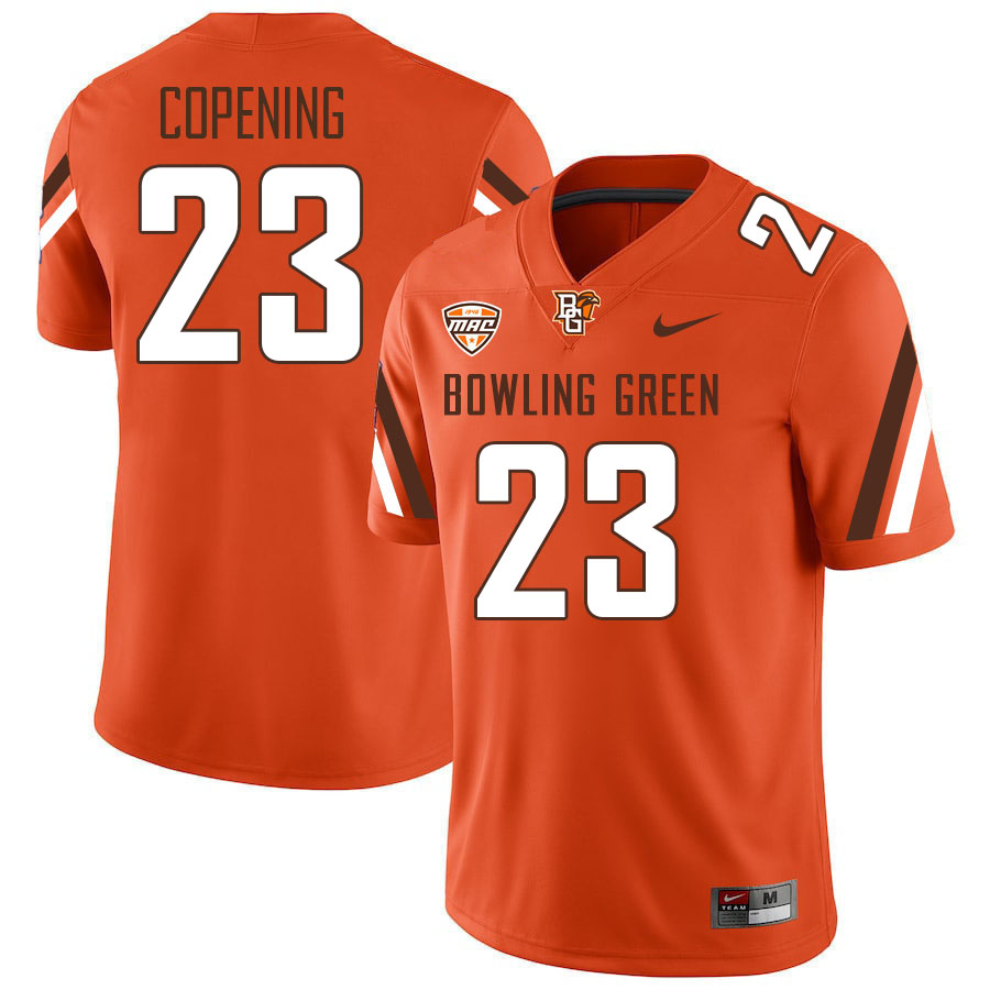 Bowling Green Falcons #23 Jaden Copening College Football Jerseys Stitched-Orange